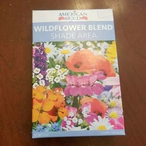 Wildflower Blend Shade Area Seeds 3 boxes